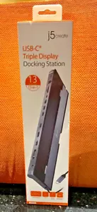 j5create JCD543 USB-C Triple Display Docking Station w/ 100W Fast Charging - Bild 1 von 2