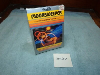 Rare Sealed Moonsweeper Imagic ColecoVision / Adam 1983 Game Cartridge - Image 1 of 4