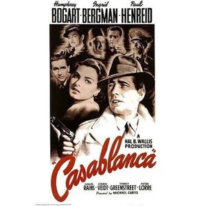 CASABLANCA - FILMPOSTER - 24x36 SHRINK WRAPPED - BOGART BERGMAN 6034 - Bild 1 von 1