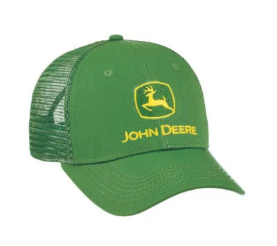 LP79612 John Deere Licensed Ag Twill Mesh Cap / Hat - Image 1 of 4