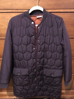LOGO Lori Goldstein Eggplant Purple Quilted Coat US - XXS UK - XS Excellent Cond - Image 1 of 4