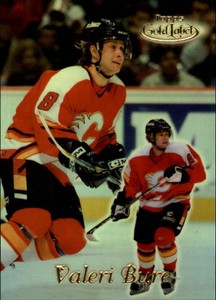 1999-00 Topps Gold Label Class 1 Calgary Flames Hockey Card #47 Valeri Bure
