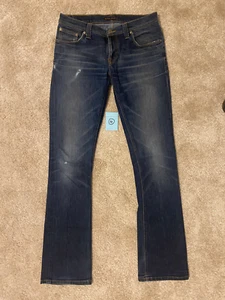 Bota Nudie Jeans Starcy Sharp azul W31 L34 - Imagen 1 de 8
