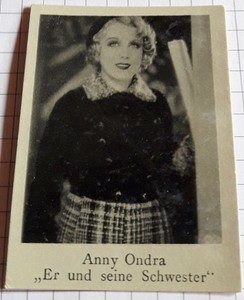 Actress ANNY ONDRA | Film Photo - Trading Card #2872