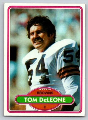 1980 Topps Tom DeLeone Cleveland Browns - Image 1 of 2