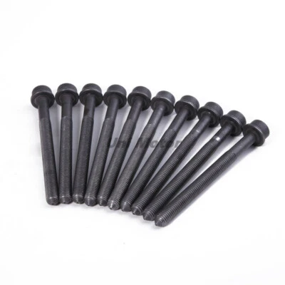 10Pcs 06D103385D OEM Engine Cylinder Head Bolts for AUDI A3 S3 2005-17 A4 05-15 - Изображение 1 из 4