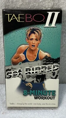 TAE BO II 8-Minute Workout Billy Blanks”Get Ripped” TaeBo 2 fitness-VHS 2000 - Image 1 of 4