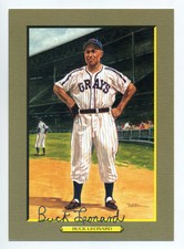 BUCK LEONARD AUTOGRAPHED  PEREZ STEELE GREAT MOMENTS CARD - NICE!!