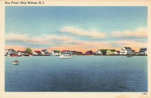1930's NJ Postcard Bay Front Ship Bottom UNPOSTED NJ020 - Picture 1 of 2