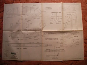 RC Model World Plans of the Mostiko a 1.4 metre HLG sailplane - Picture 1 of 2