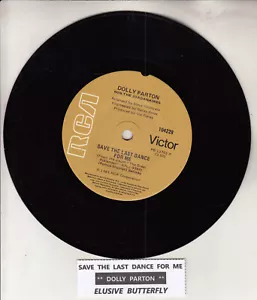 DOLLY PARTON Save the last dance for me 7" 45 record NEW + juke box title strip - Picture 1 of 2