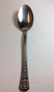 INTERPUR STAINLESS -PETAL TEASPOON - Picture 1 of 7
