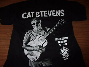 CAT STEVENS MASSEY HALL TORONTO CONCERT Shirt Classic Black Unisex S-5XL CC4264