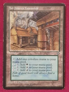 Magic The Gathering HOMELANDS AN-HAVVA TOWNSHIP land card MTG - Picture 1 of 2