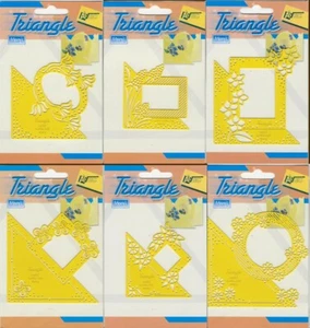 Triangle-Embossing-Schablone-Mery's - verschiedene Motive - Bild 1 von 8