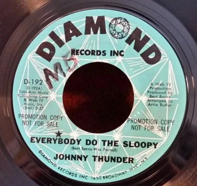 Johnny Thunder  EVERYBODY DO THE SLOOPY (ROCK PROMO 45) #192 PLAYS VG++ NO NOISE Foto 1 de 4