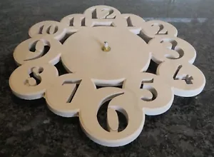 Ausgefallene handgeschnitzte kroatische Stein Wanduhr funktioniert - Bild 1 von 21