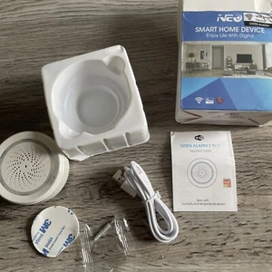NEO Wifi Sirene Sensor Smart Alarm Sirene Tuya Smart Life APP Alexa Google Home - Bild 1 von 4