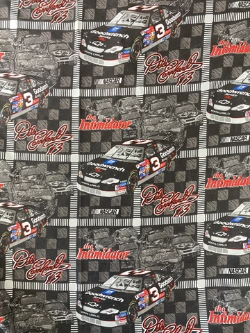 Vintage Dale Earnhardt Bedding Twin Sheet Fitted The Intimidator No 3 RARE Cover