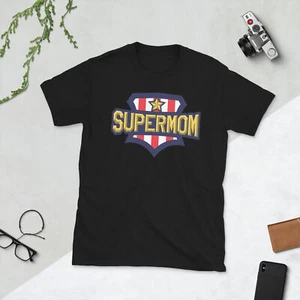 Unisex Super mom T-Shirt mothers gift idea - Picture 1 of 3