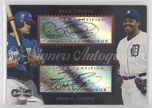 2006 Topps Co-Signers Dual Auto Cecil Fielder Prince Fielder #CS-60 Auto