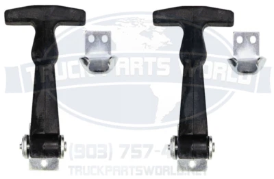 (2) Buyer Products Rubber Hood Latch Bungee Latch Battery Latch W/ Bracket&Pin  - Image 1 of 2