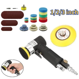 1/2/3 Inch Orbital Air Sander Mini Grinding Machine Tool Set Pneumatic Sander - Bild 1 von 8