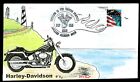 Ręcznie rysowana osłona motocykla Harley-Davidson, Thunder in the Rockies 2008, podpisana