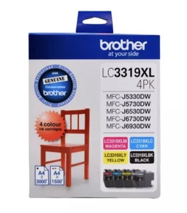 Brother LC 3319XL Ink Cartridges 4 Colour Value Pack Genuine - Picture 1 of 1