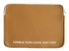 FONDATION LOUIS VUITTON Laptop Sleeve Case Bag Camel 27cmx36cmx1.5cm New Japan