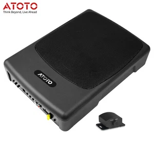 ATOTO 10" 400W Ultra Slim Active Car Subwoofer Under-Seat Powered Car Audio - Picture 1 of 8