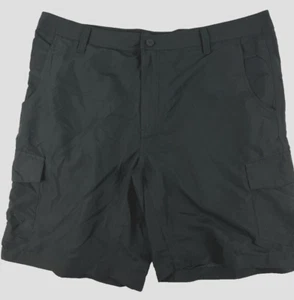 Herren 38 schwarz Magellan Outdoor Fisch Ausrüstung wasserabweisend Hybrid Cargo Shorts - Bild 1 von 6