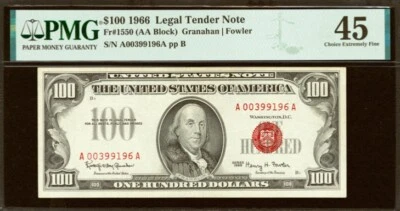 $100 red seal Extremely fine  - Image 1 of 2