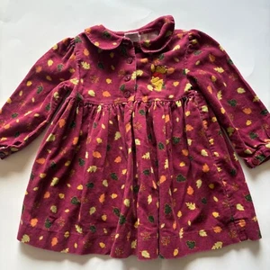 Vintage Y2K Winnie the Pooh besticktes Herbstkleid Disney 18M Poohs Evergreen - Bild 1 von 7