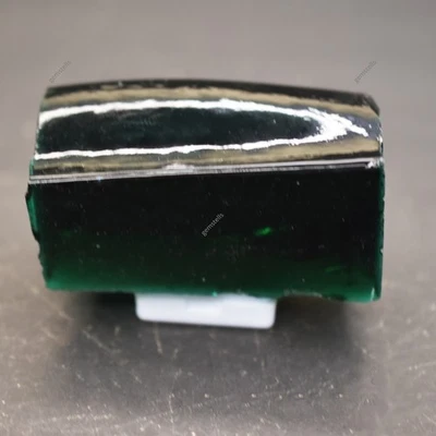 512.23 Ct Lab-Created Emerald Certified Green Uncut Rough Unique Loose Gemstone - Image 1 of 4