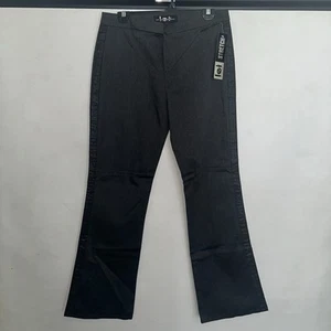 NWT Women's L.e.i. Gray Sparkly Sidelines Bootcut Stretch Dress Pants Size:11 - Picture 1 of 3
