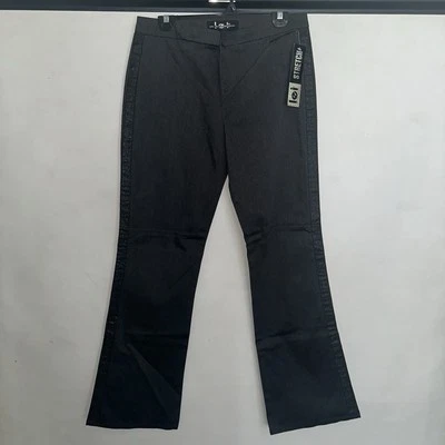 全新带标签女式 L.e.i. Gray Sparkly Sidelines 靴型弹力正装裤 尺寸:11 — 第 1/3 张图片