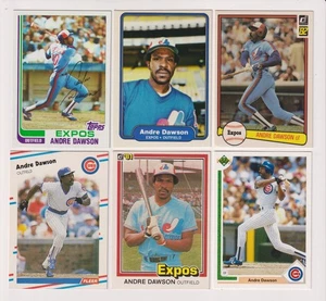SIX CARD ANDRE DAWSON LOT - - Picture 1 of 1