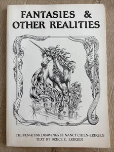 FANTASIES & OTHER REALITIES Nancy Chien-Eriksen SIGNED 1986 PB Ink Drawings - Bild 1 von 16