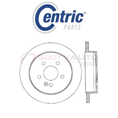 Centric C-TEK Disc Brake Rotor for 1998-2003 Mercedes-Benz ML320 3.2L V6 - vb Foto 1 de 4