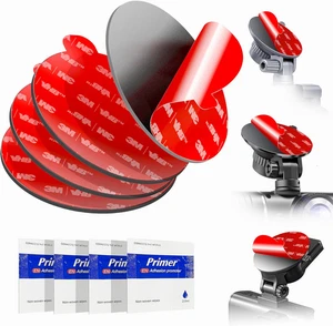 Doppelseitige Klebepads für Dashcam Halterung - Hergestellt mit 3M VHB, 4er Pack 2,2" ro - Bild 1 von 12