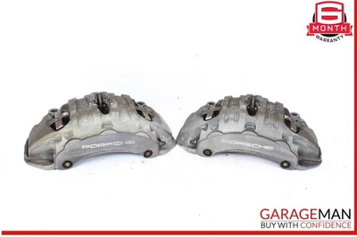 10-23 Porsche Panamera 970 Cayenne Macan Front Brake Calipers Set Brembo OEM - Image 1 of 4