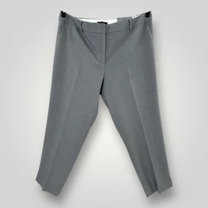 NEW $119 Talbots High Waist Hampshire Ankle Pants Size 22W Gray Straight Leg NWT - Picture 1 of 8