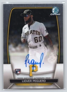 2023 Bowman #CRA-LP Liover Peguero Chrome Rookies Autographs - Bild 1 von 2