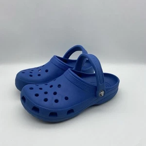 Crocs Classic Clogs Womens Size 7 Mens Size 5 Blue Beach Summer Water Nice - Picture 1 of 10