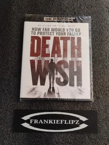 Death Wish (4K UHD + Blu-ray, 2018, Bruce Willis, Eli Roth, Scream Factory) - Picture 1 of 2
