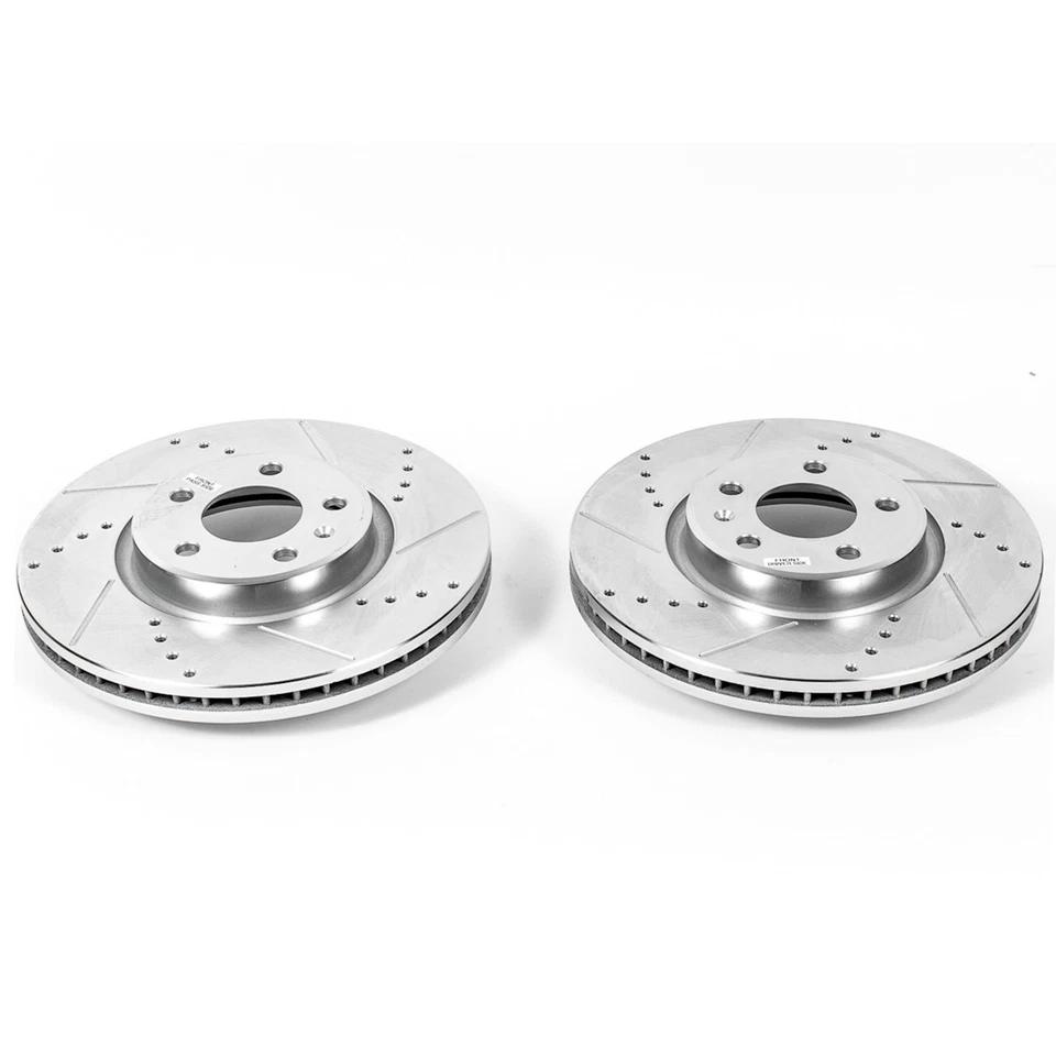 Juego de discos de freno delanteros de 2 ruedas EBR1208XPR Powerstop para Audi A5 Quattro Q5 A4 A6 Foto 1 de 1