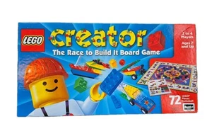 LEGO CREATOR RoseArt La Corsa Per Costruirlo Gioco da Tavolo 1999 Ottime Condizioni 72 Pezzi - Foto 1 di 11