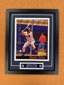 Derek Jeter Signed 8x10 Photo Jsa Auto Custom Framed Yankees Signature Rookies  - Picture 1 of 4