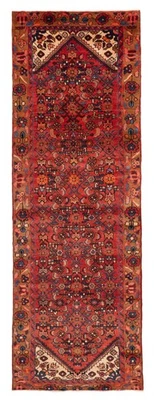 Alfombra de corredor tradicional oriental vintage anudada a mano de 3'0" x 9'5" Foto 1 de 4